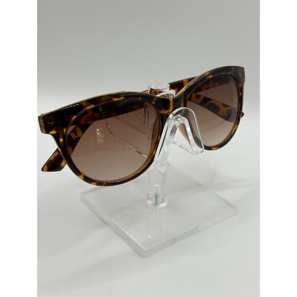 Oscar de la Renta Tortoise Oversized Sunglasses Brown Gradient Lens main image 4